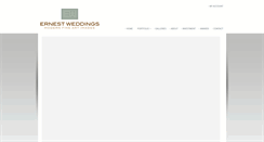 Desktop Screenshot of ernestweddings.com